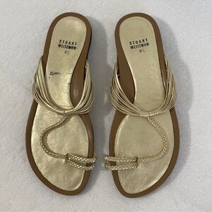 Stuart Weitzman Gold Sandals